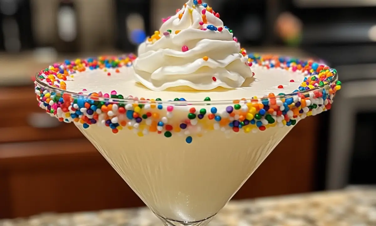 Birthday Cake Martini Recipe – Sweet, Creamy, and Perfect